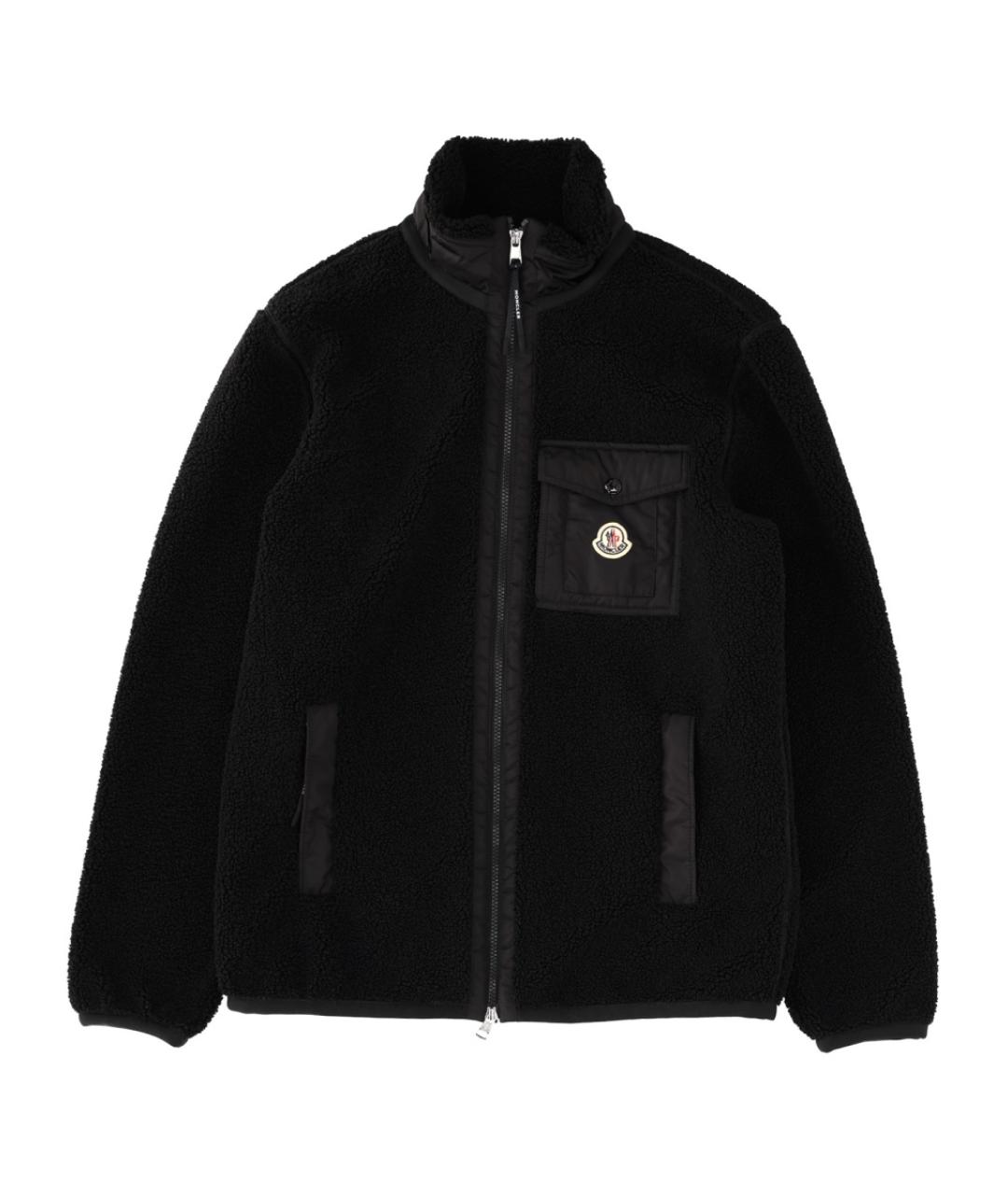MONCLER Черная полиамидовая куртка, фото 1