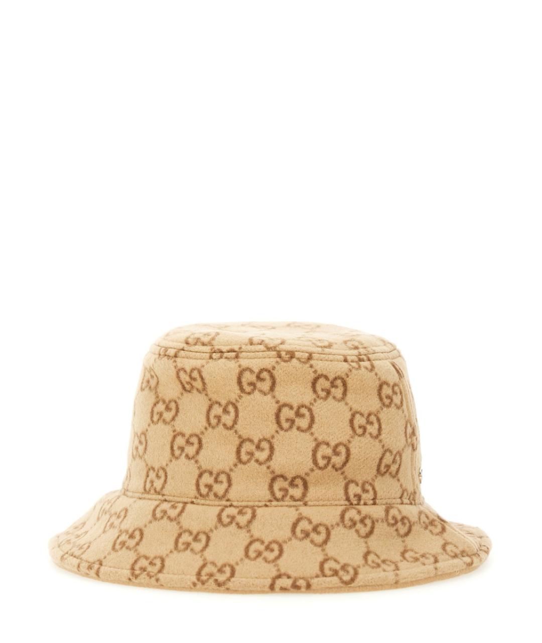 GUCCI Бежевая шерстяная панама, фото 2