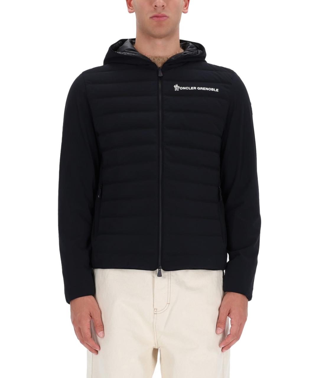 MONCLER GRENOBLE Черная полиамидовая куртка, фото 2