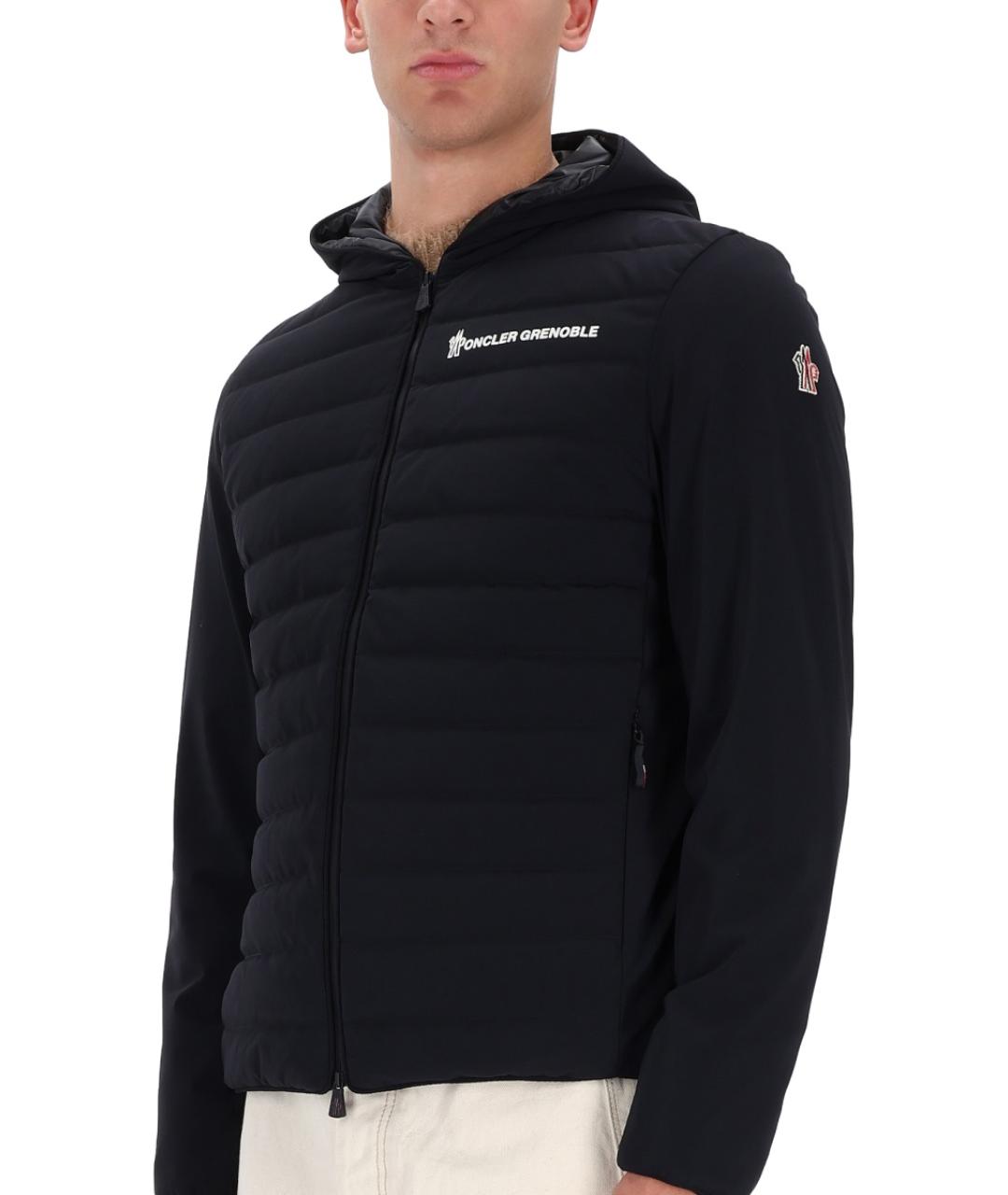 MONCLER GRENOBLE Черная полиамидовая куртка, фото 5