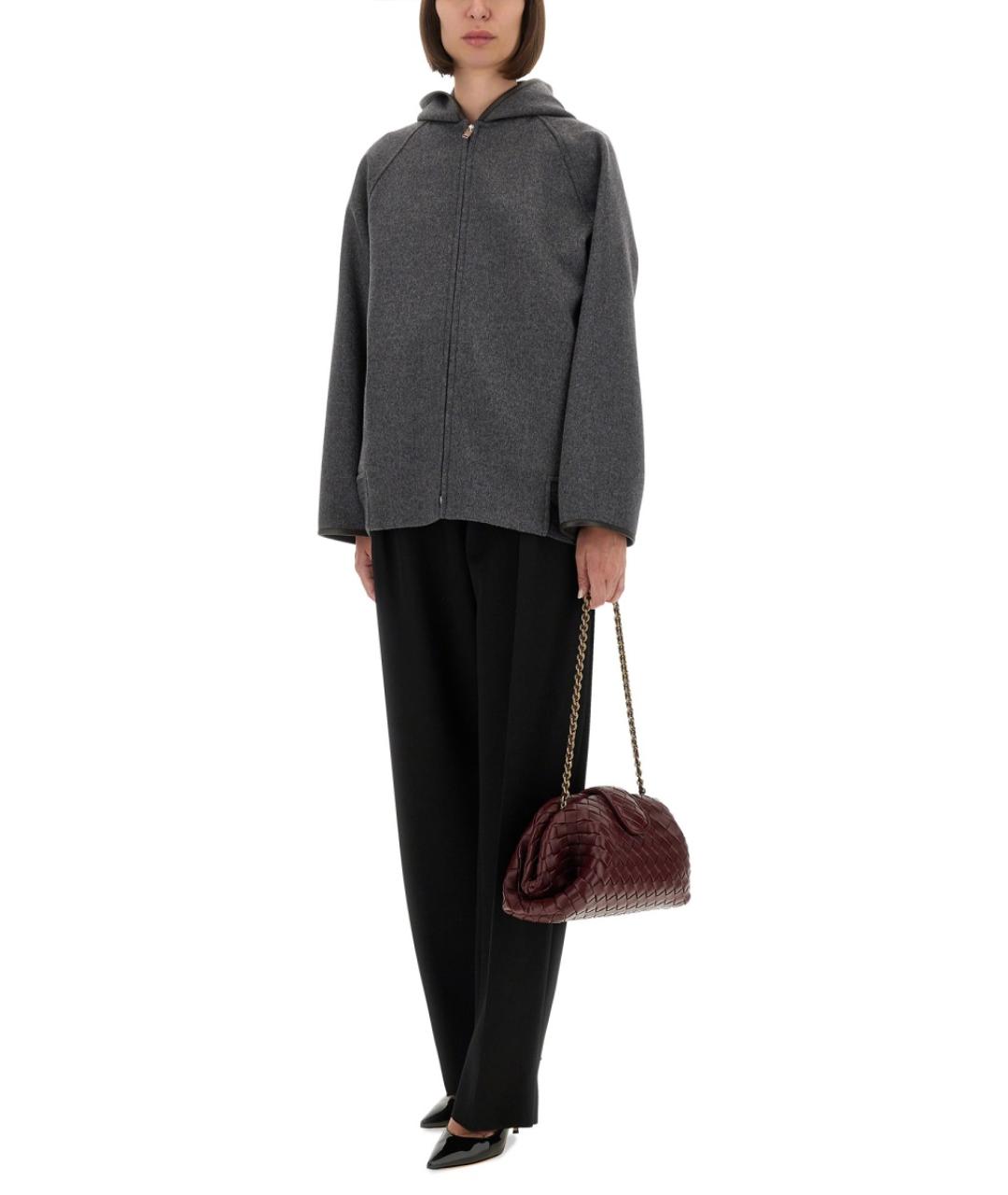 BOTTEGA VENETA Серый шерстяной джемпер / свитер, фото 3