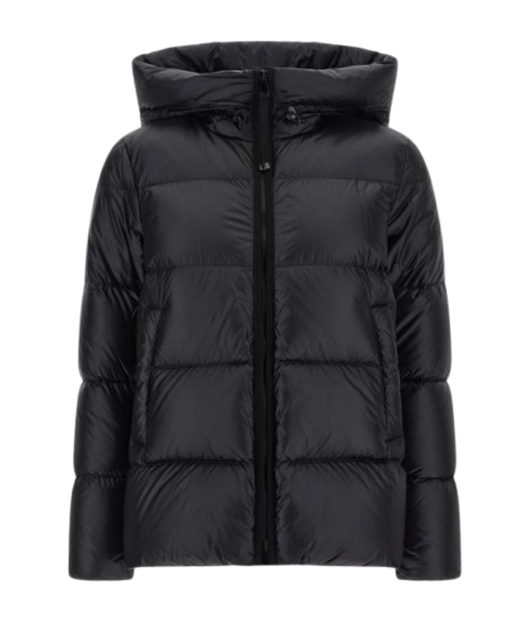 MONCLER Черная полиамидовая куртка, фото 1