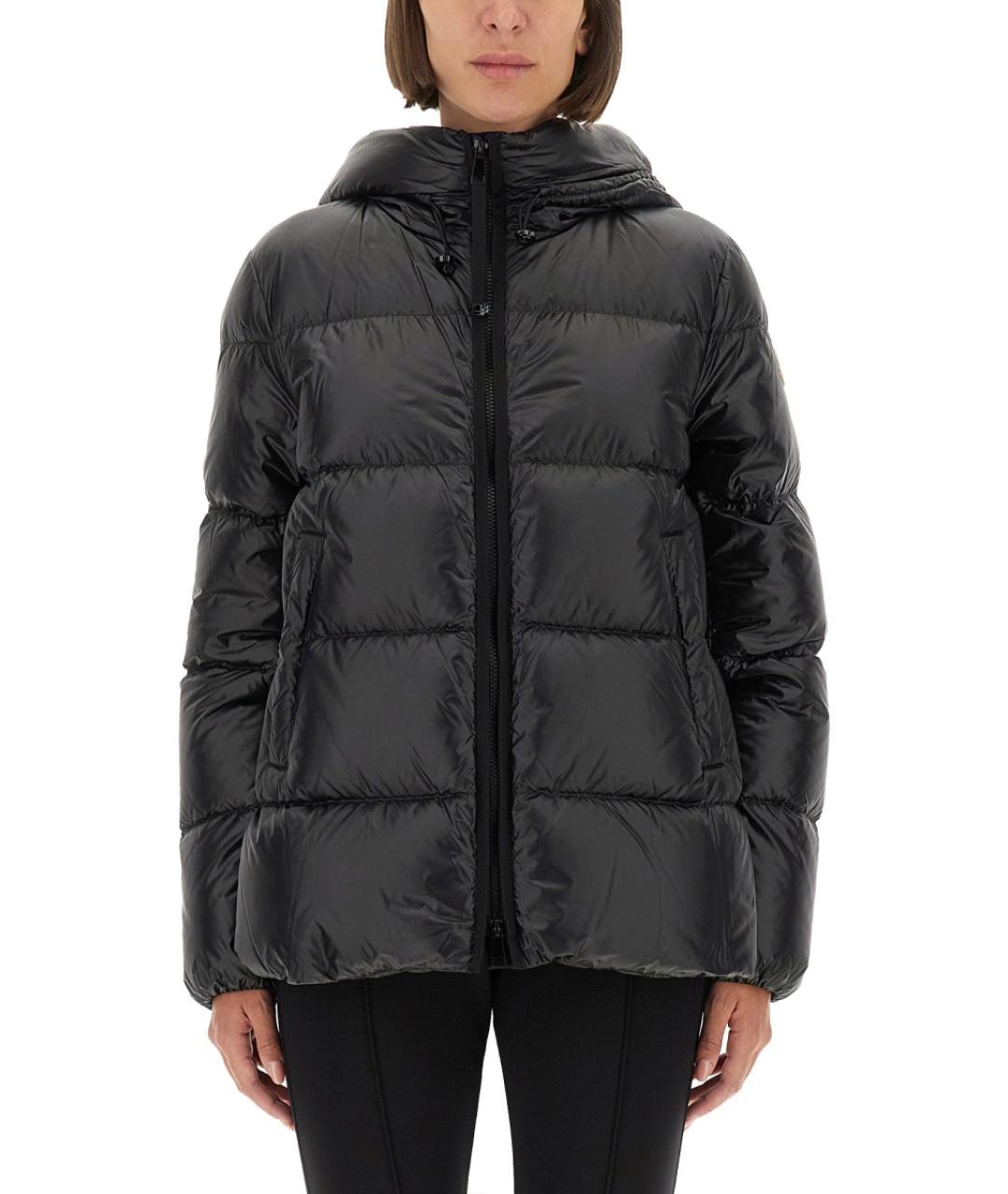 MONCLER Черная полиамидовая куртка, фото 2