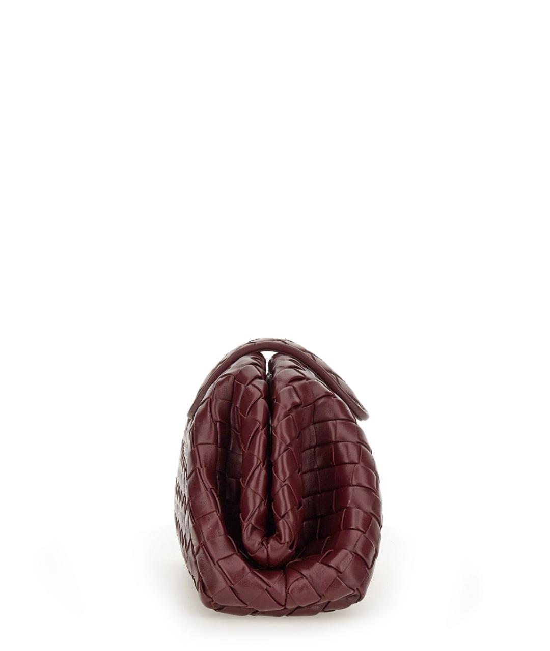 BOTTEGA VENETA Бордовая кожаная сумка тоут, фото 3