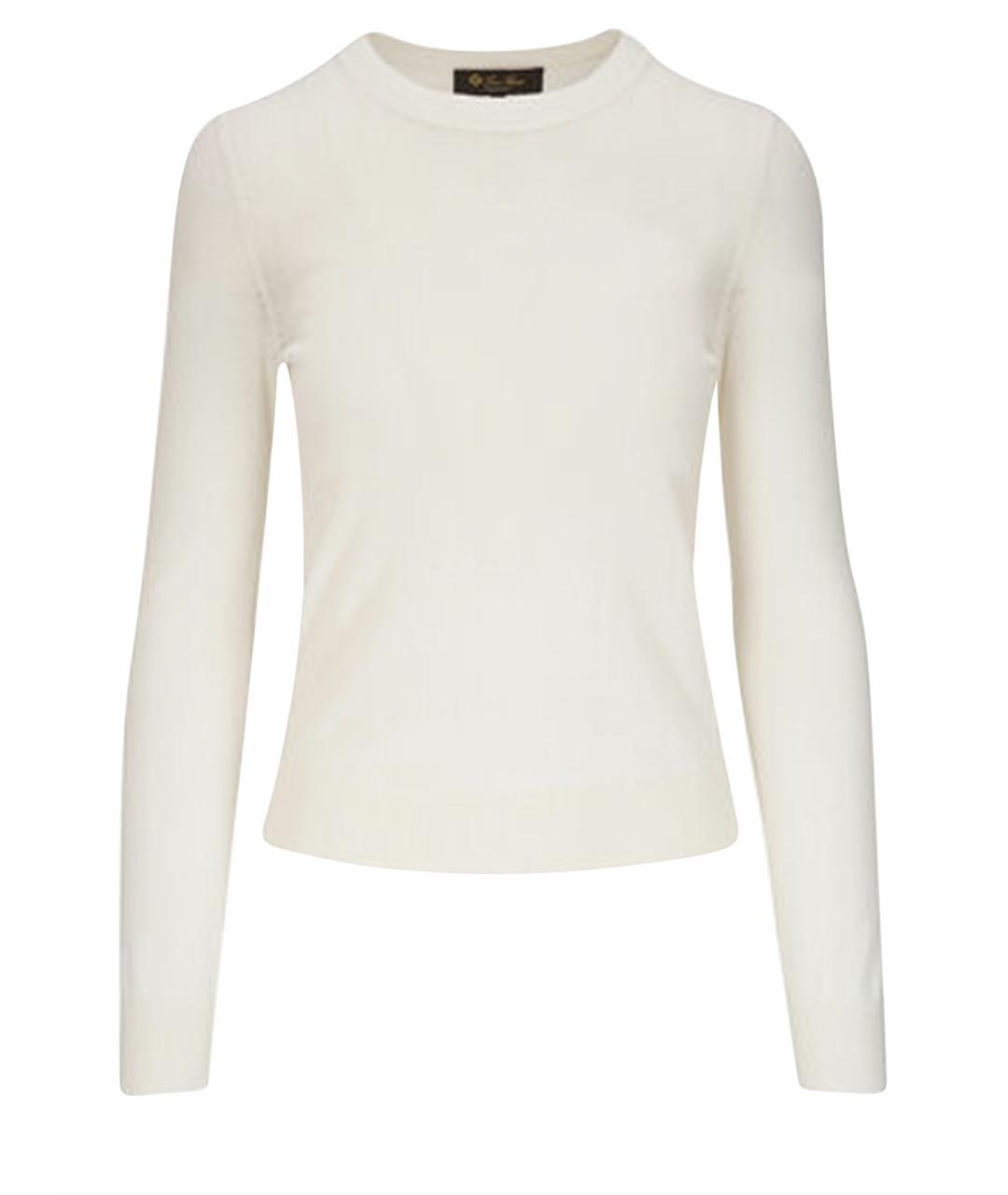 MAX MARA Белый вискозный джемпер / свитер, фото 1