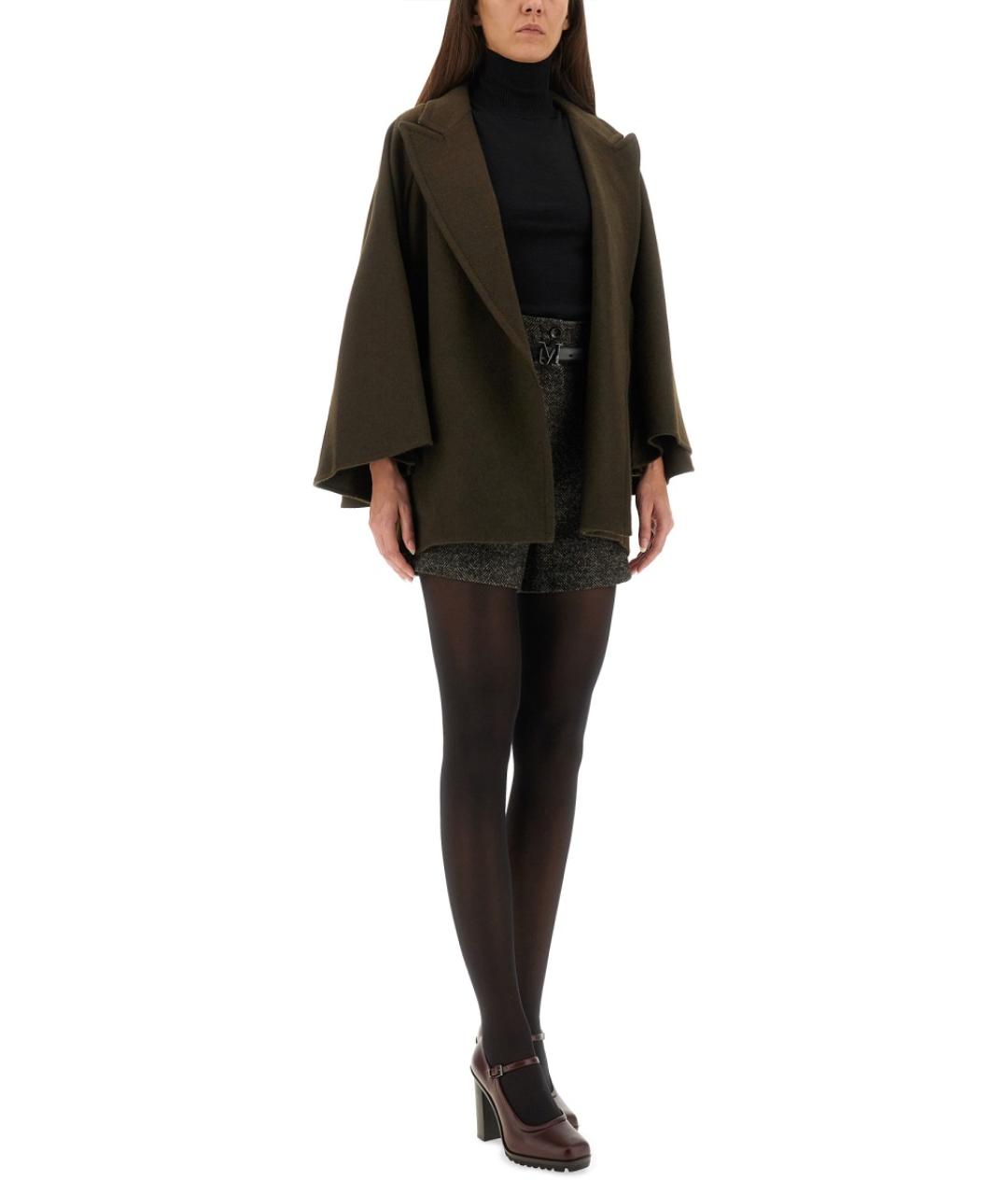 MAX MARA Черные шерстяные шорты, фото 2