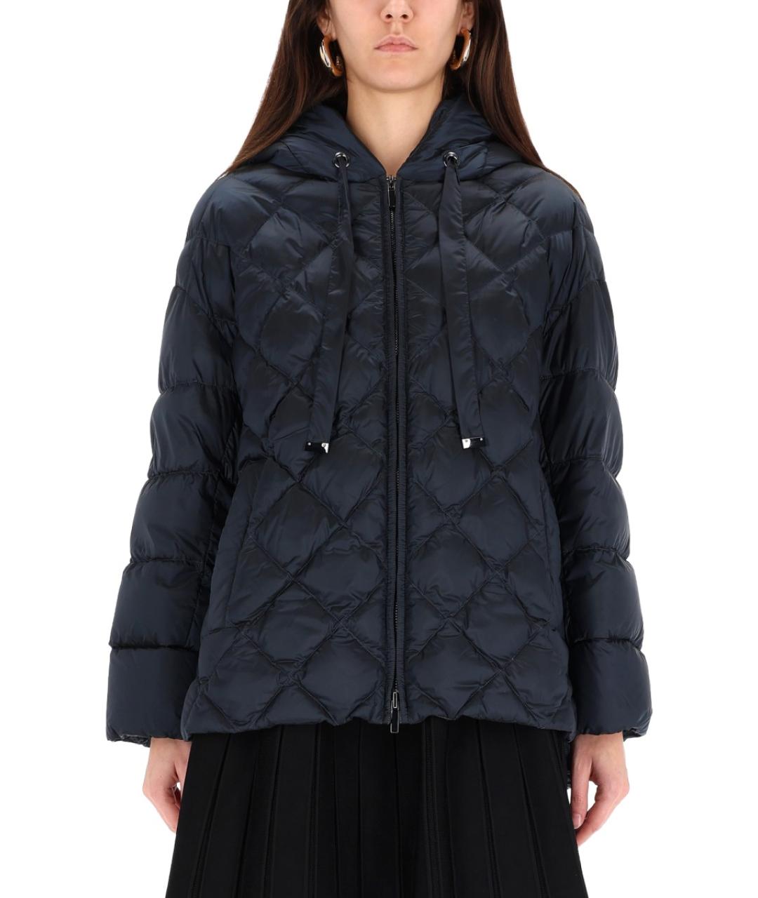 'S MAX MARA Синяя полиамидовая куртка, фото 2