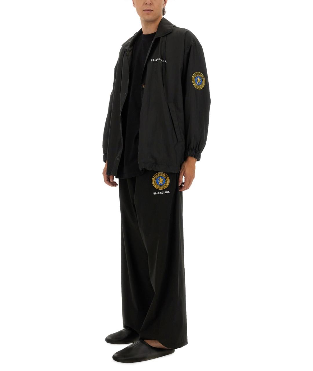 BALENCIAGA Черный полиэстеровый спортивный костюм, фото 2