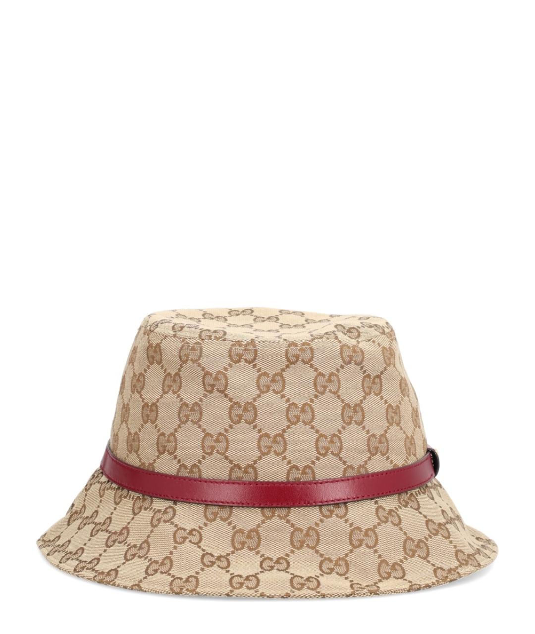 GUCCI Бежевая хлопковая шляпа, фото 3