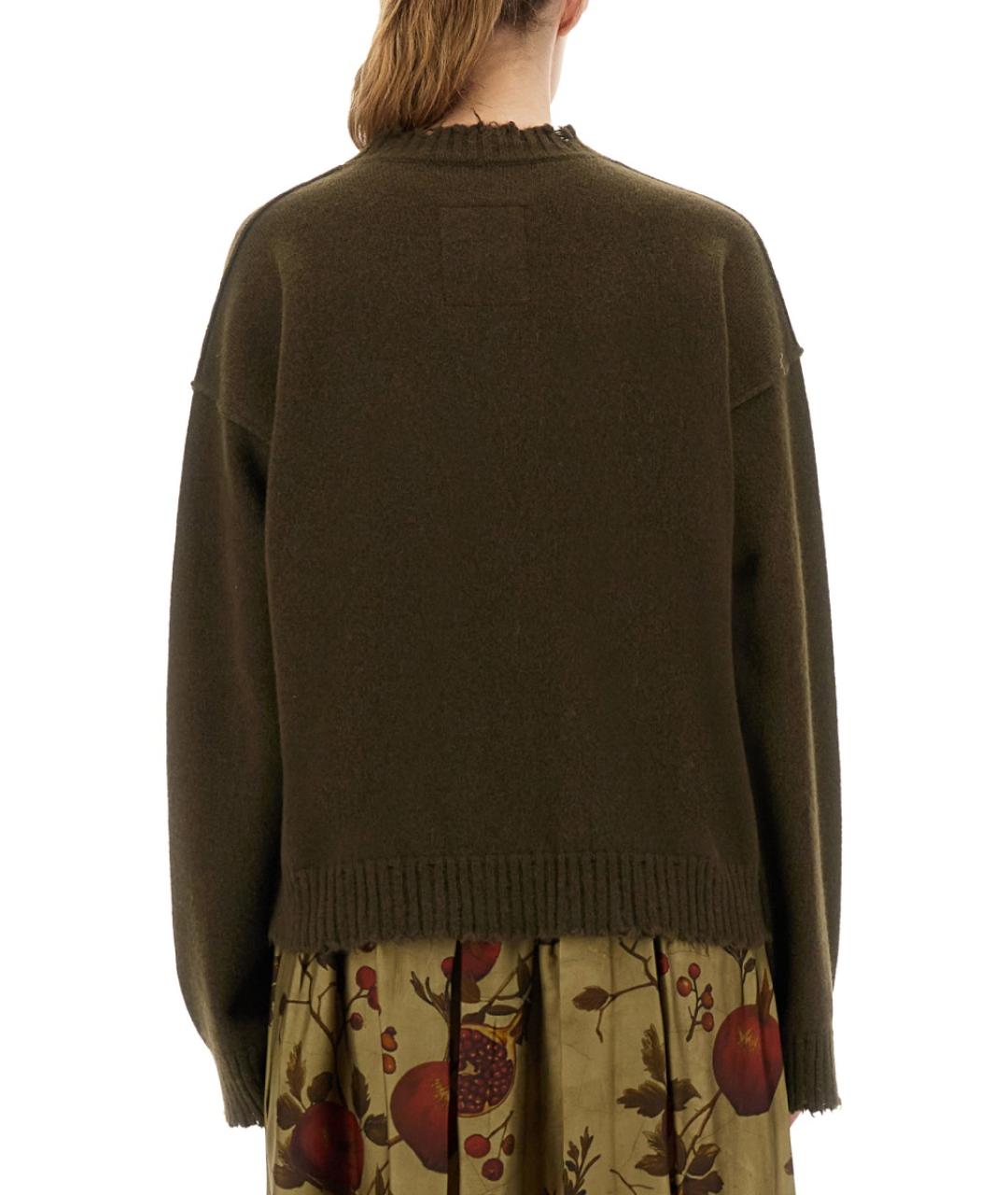 UMA WANG Зеленый кашемировый джемпер / свитер, фото 4