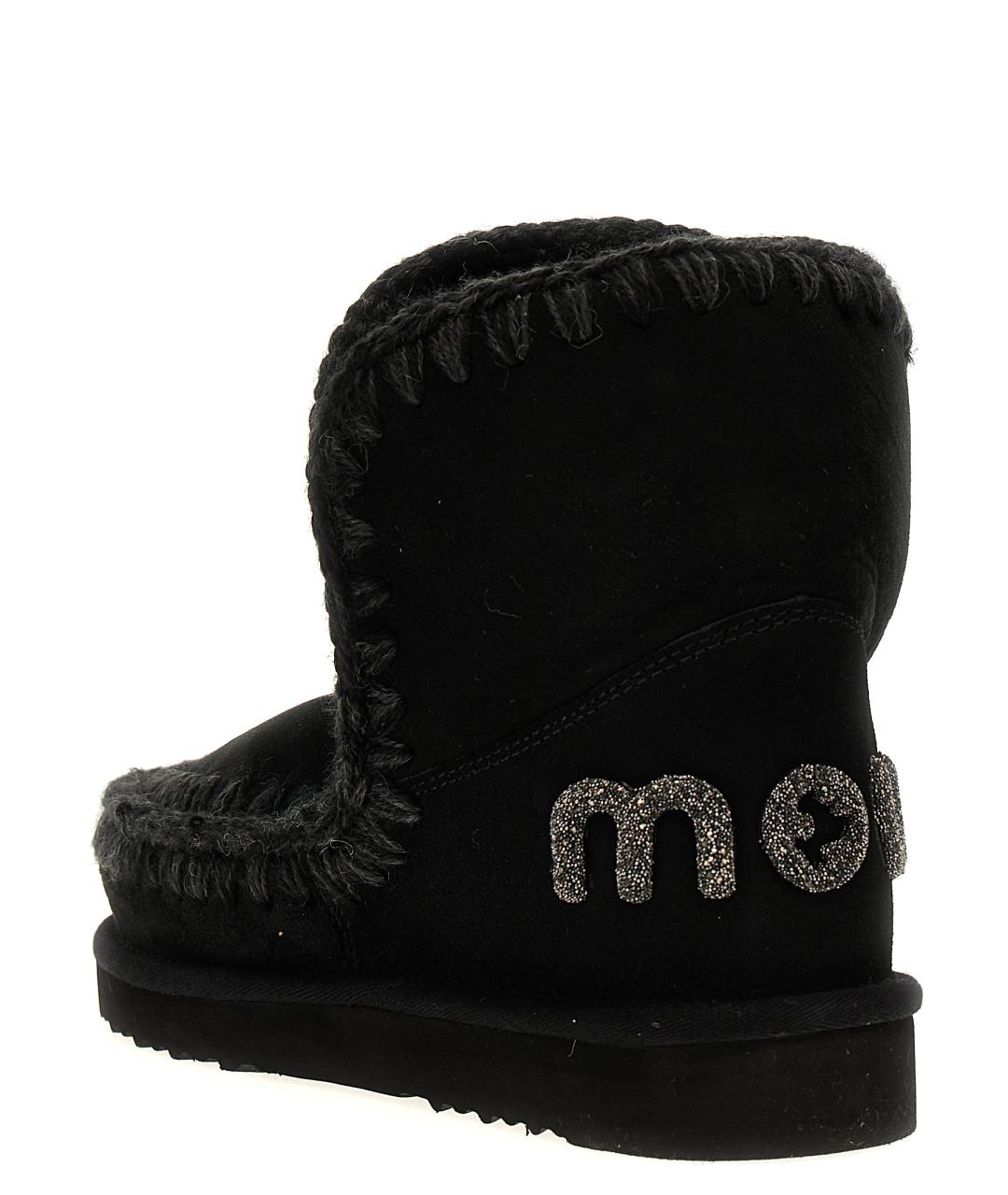 MOU Черные кожаные ботинки, фото 2