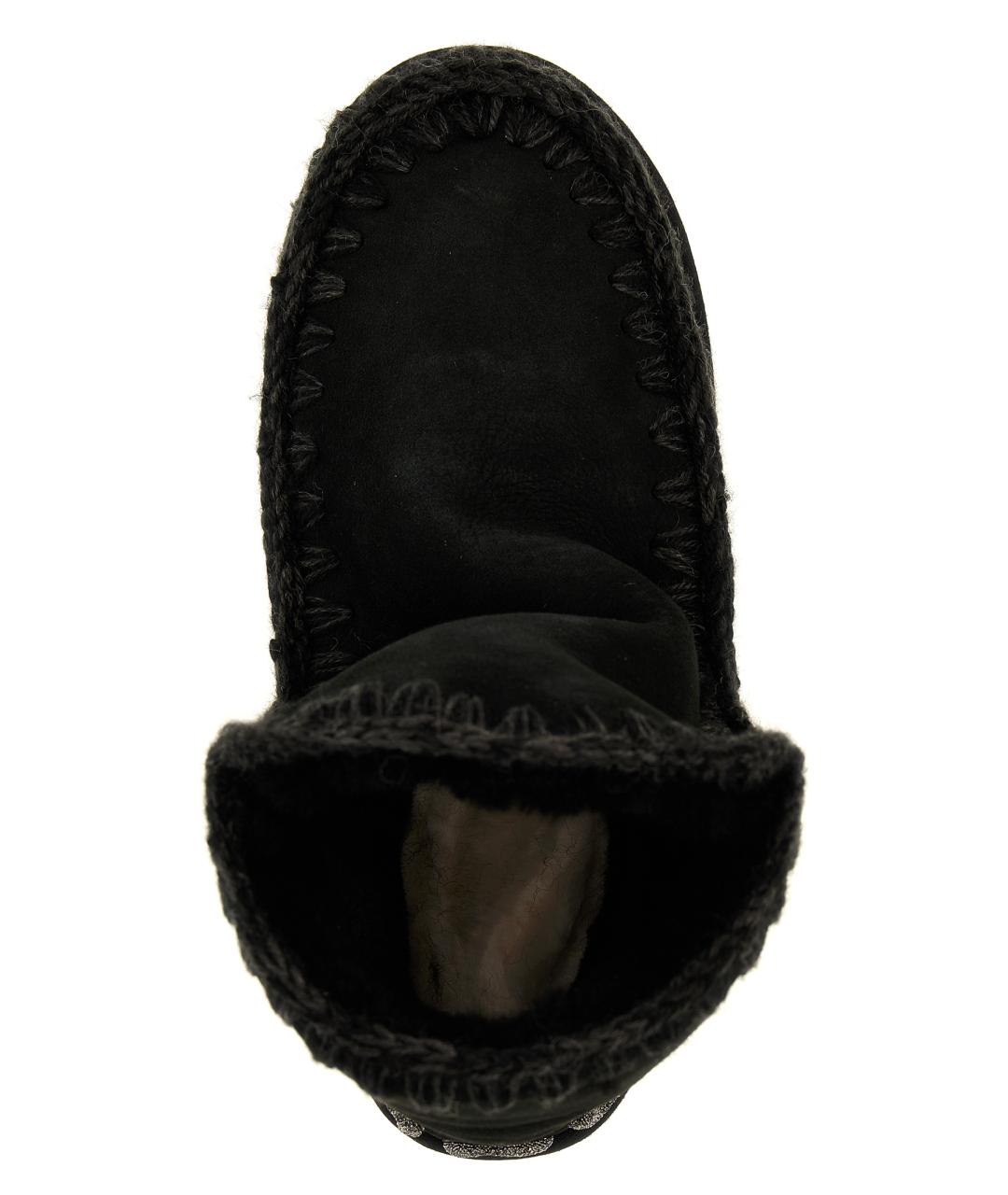 MOU Черные кожаные ботинки, фото 3