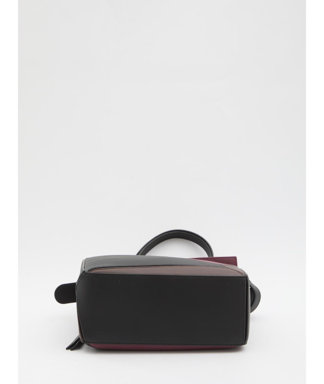 LOEWE Бордовая кожаная сумка через плечо, фото 3