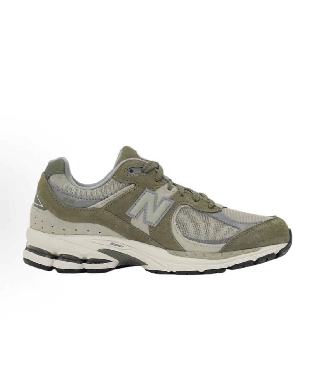 NEW BALANCE Зеленые замшевые низкие кроссовки / кеды, фото 1