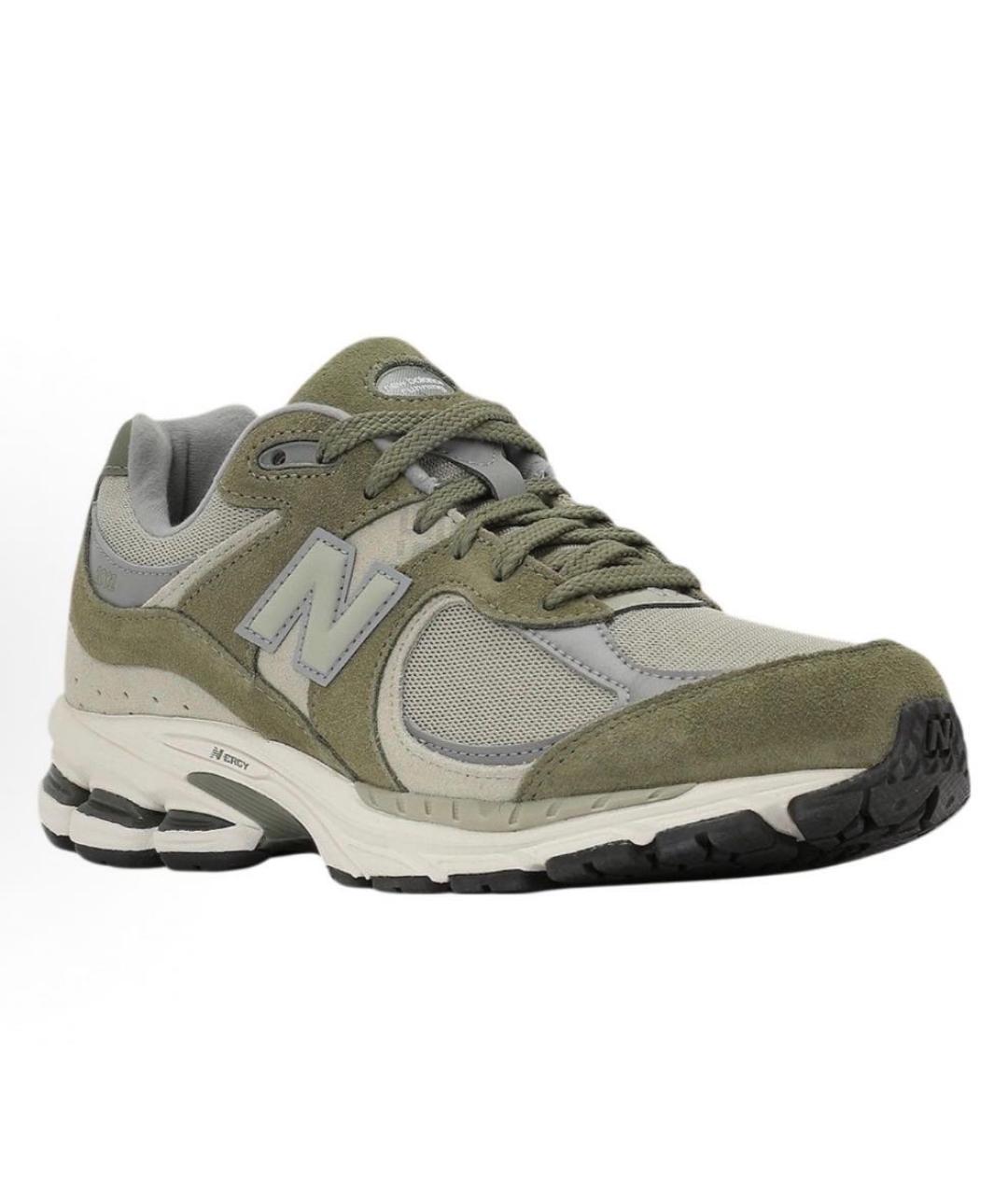 NEW BALANCE Зеленые замшевые низкие кроссовки / кеды, фото 2