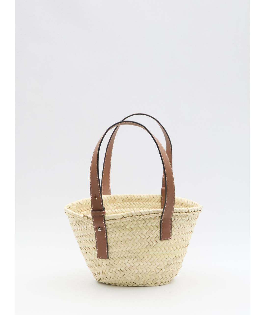 LOEWE Бежевая сумка тоут, фото 2