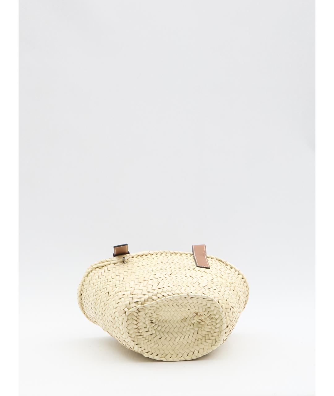LOEWE Бежевая сумка тоут, фото 3