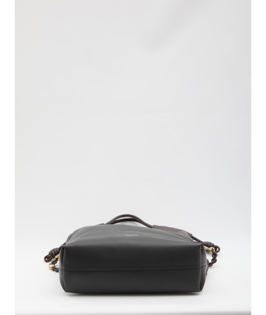 LOEWE Черная кожаная сумка через плечо, фото 3