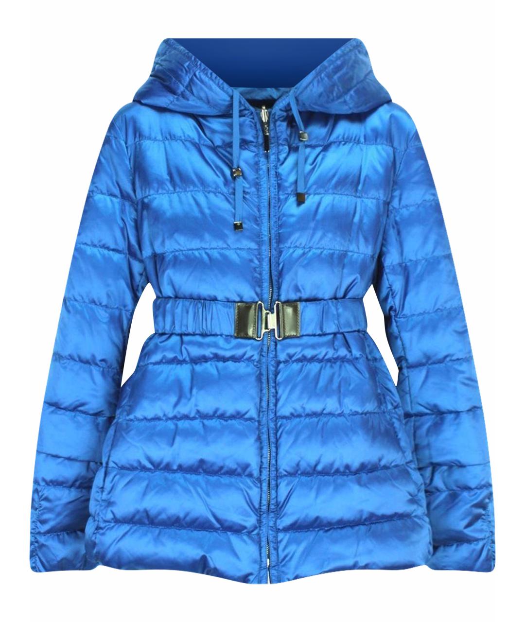 'S MAX MARA Синяя полиэстеровая куртка, фото 1
