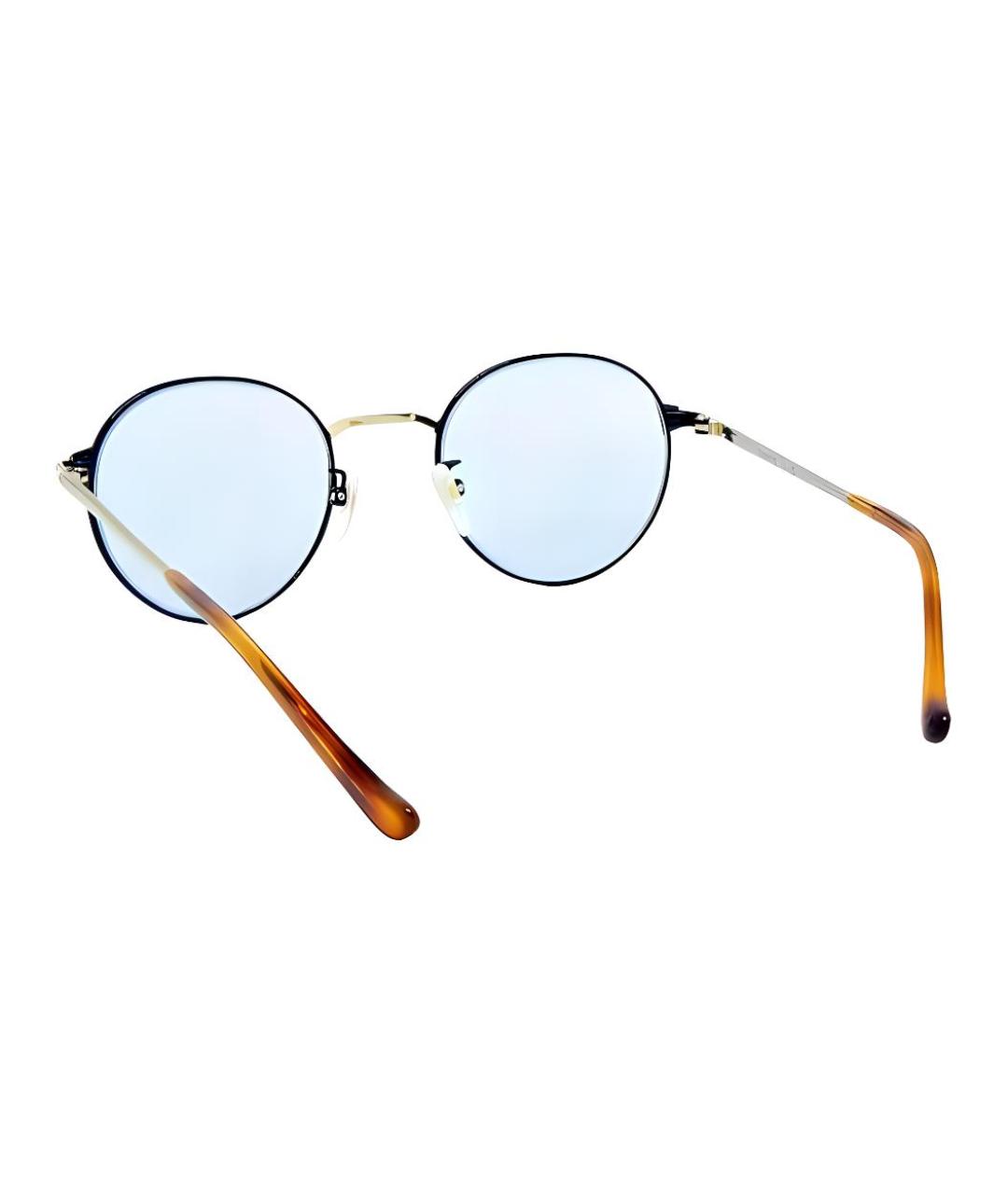 GUCCI Голубые металлические солнцезащитные очки, фото 3