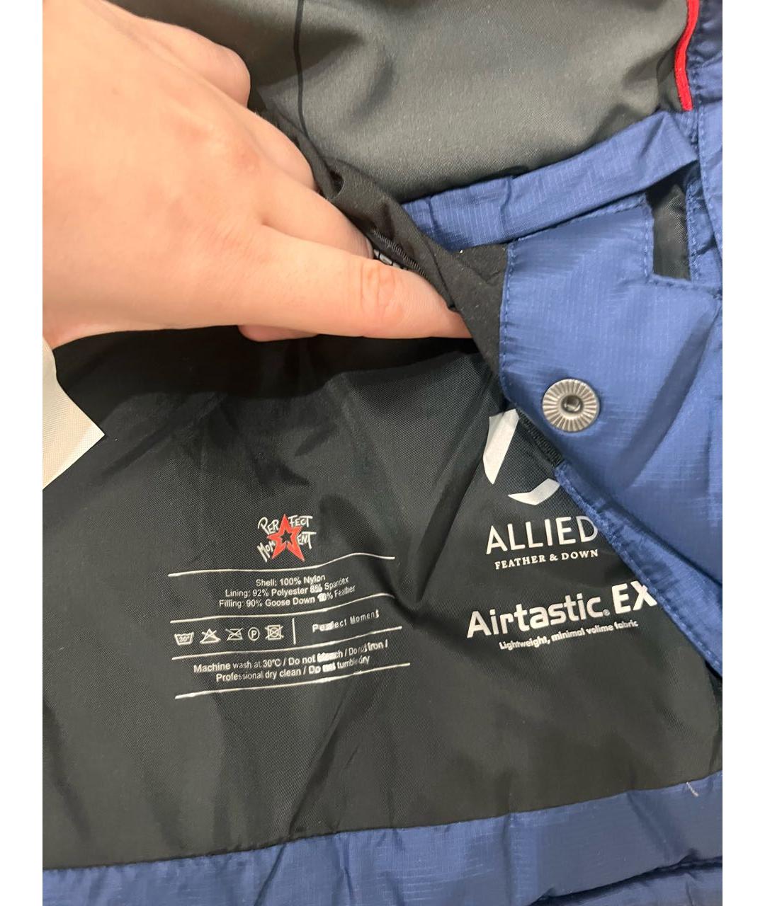 PERFECT MOMENT Темно-синяя полиэстеровая куртка, фото 4