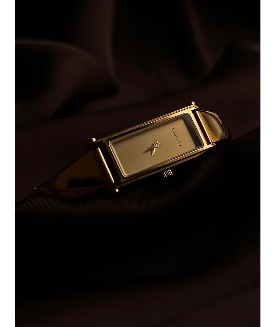 GUCCI Золотые позолоченные часы, фото 3
