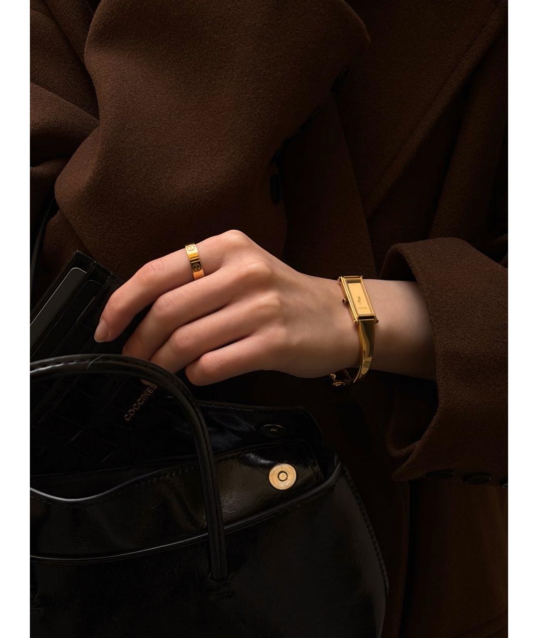 GUCCI Золотые позолоченные часы, фото 8