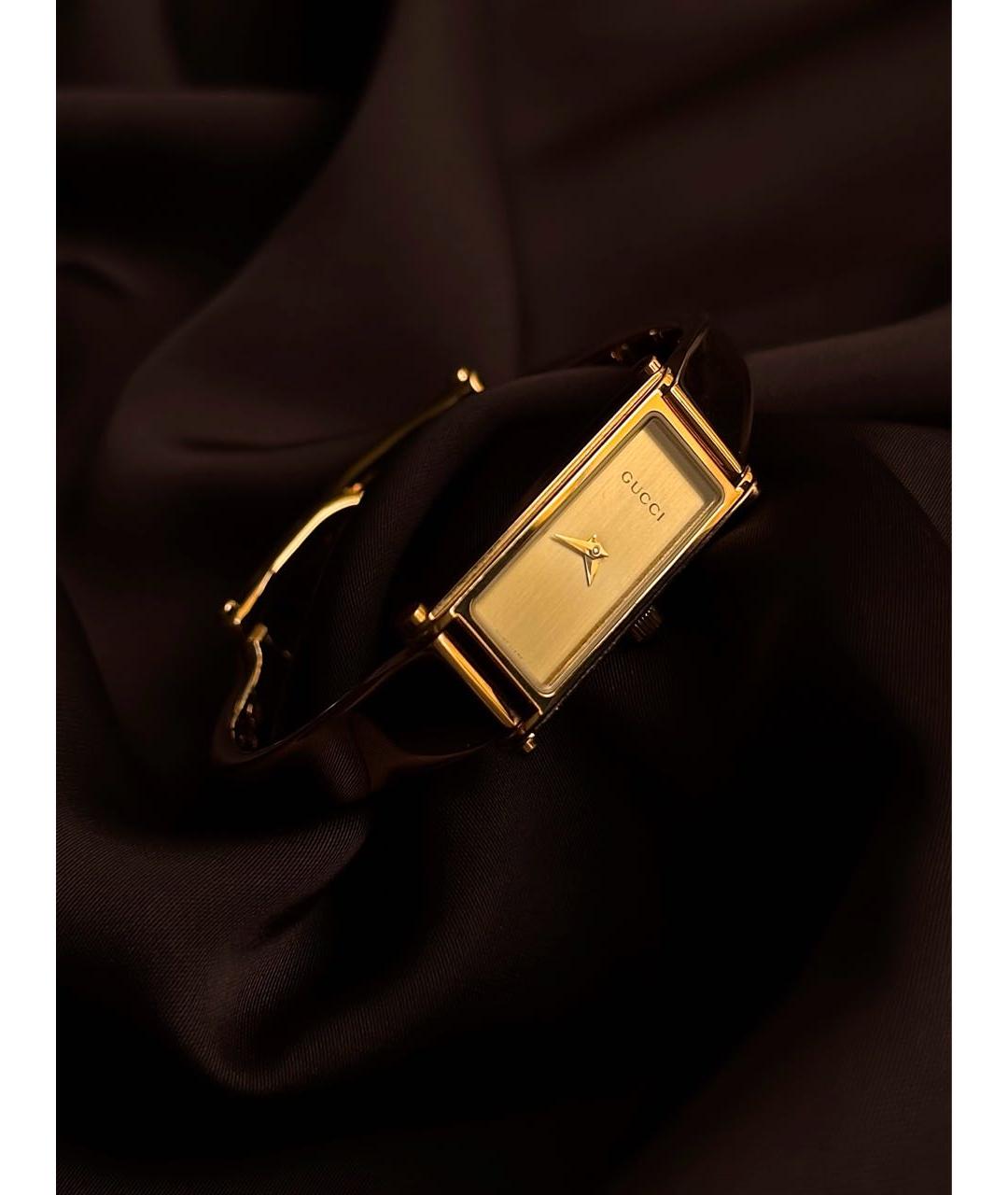 GUCCI Золотые позолоченные часы, фото 2