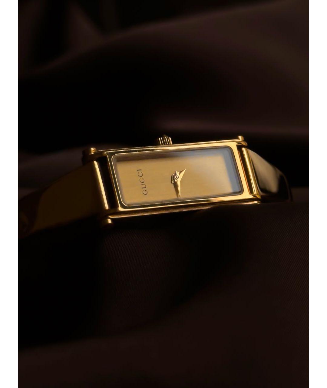 GUCCI Золотые позолоченные часы, фото 4