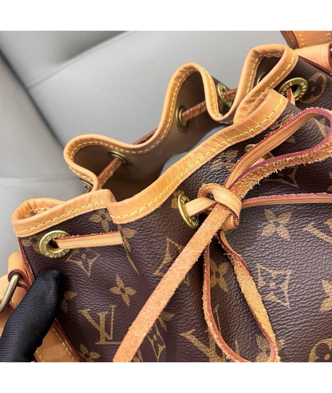 LOUIS VUITTON Коричневая сумка тоут, фото 6