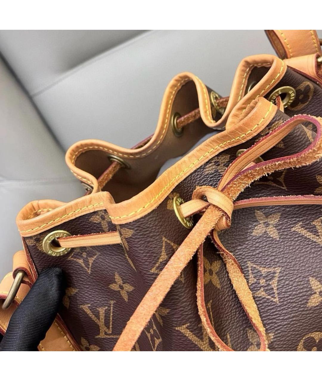 LOUIS VUITTON Коричневая сумка тоут, фото 8
