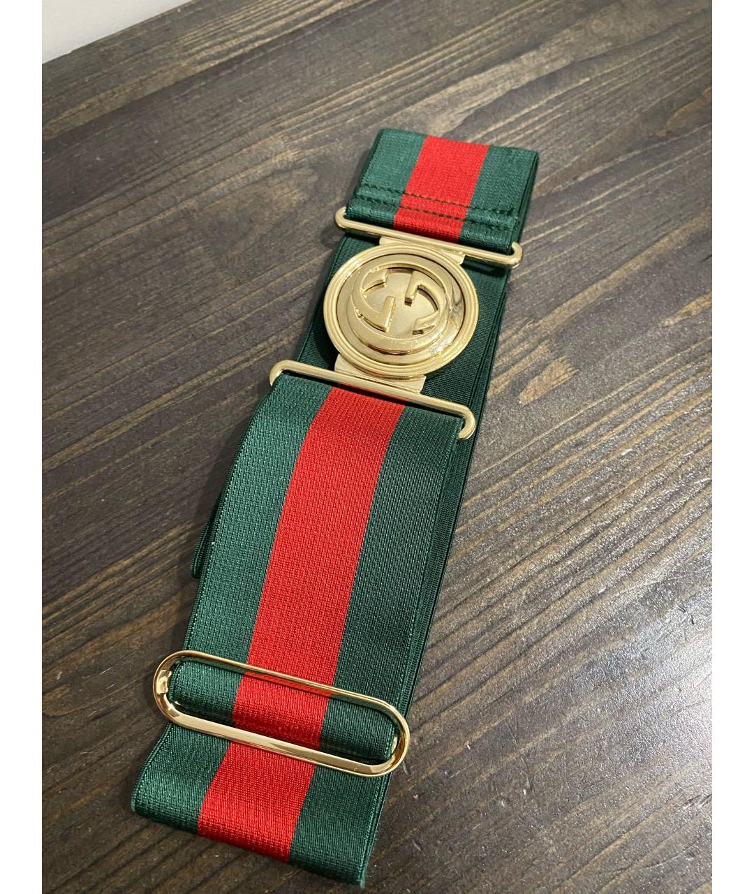 GUCCI Зеленый ремень, фото 2