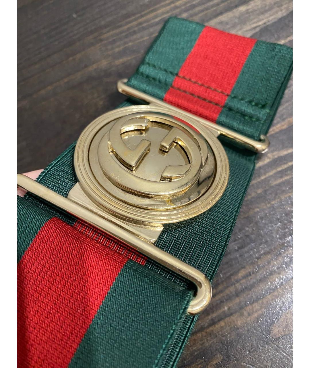 GUCCI Зеленый ремень, фото 3