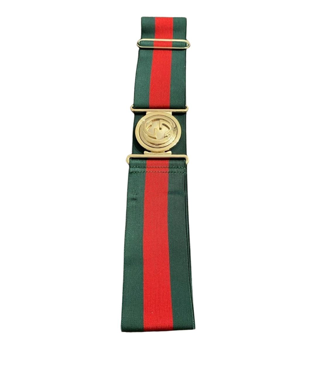 GUCCI Зеленый ремень, фото 1