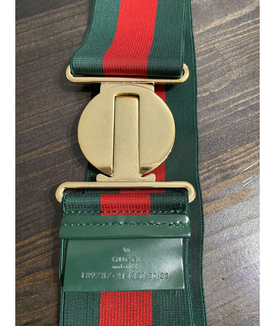 GUCCI Зеленый ремень, фото 6