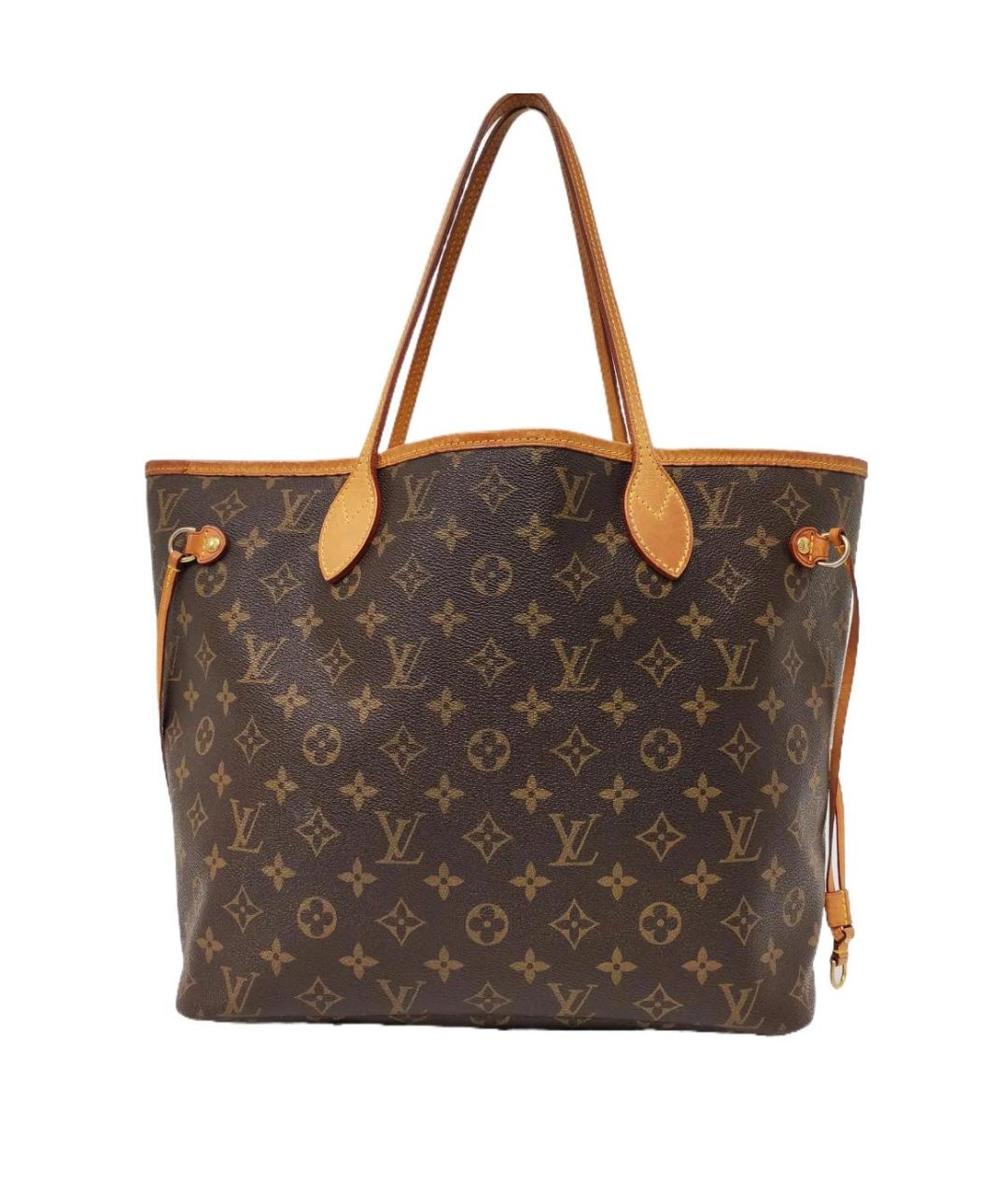 LOUIS VUITTON Коричневая кожаная сумка тоут, фото 1
