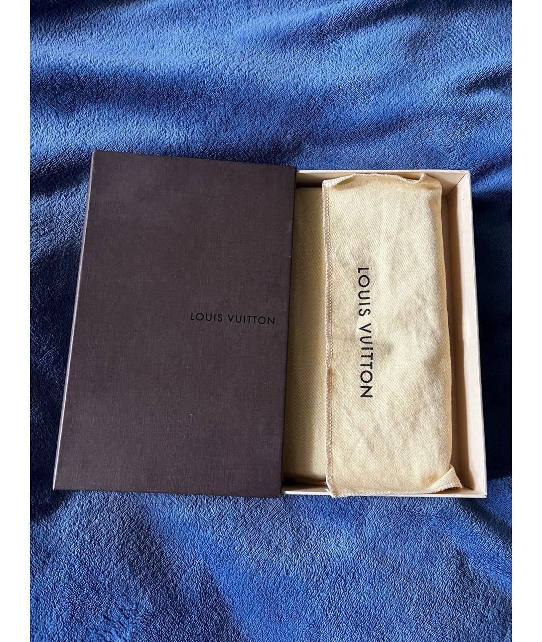 LOUIS VUITTON Бирюзовый кошелек из лакированной кожи, фото 5