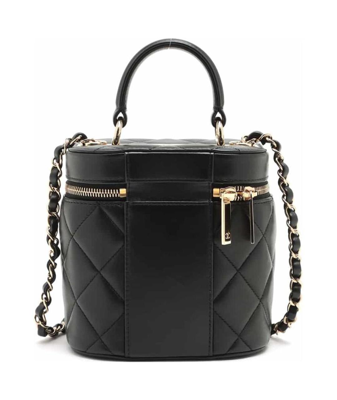CHANEL Черная кожаная сумка через плечо, фото 3