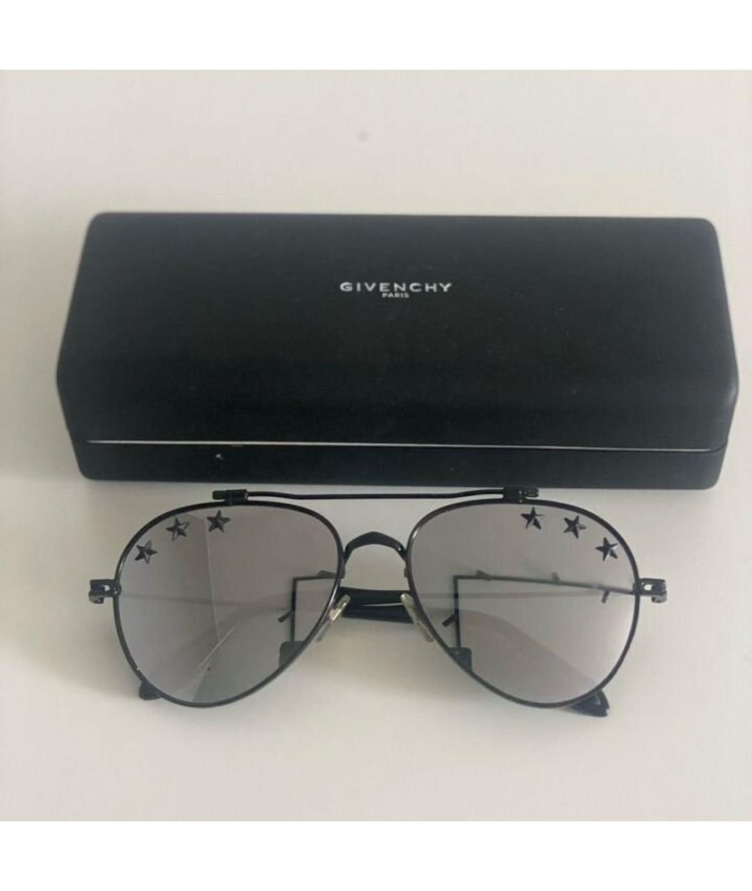 GIVENCHY Черные металлические солнцезащитные очки, фото 4