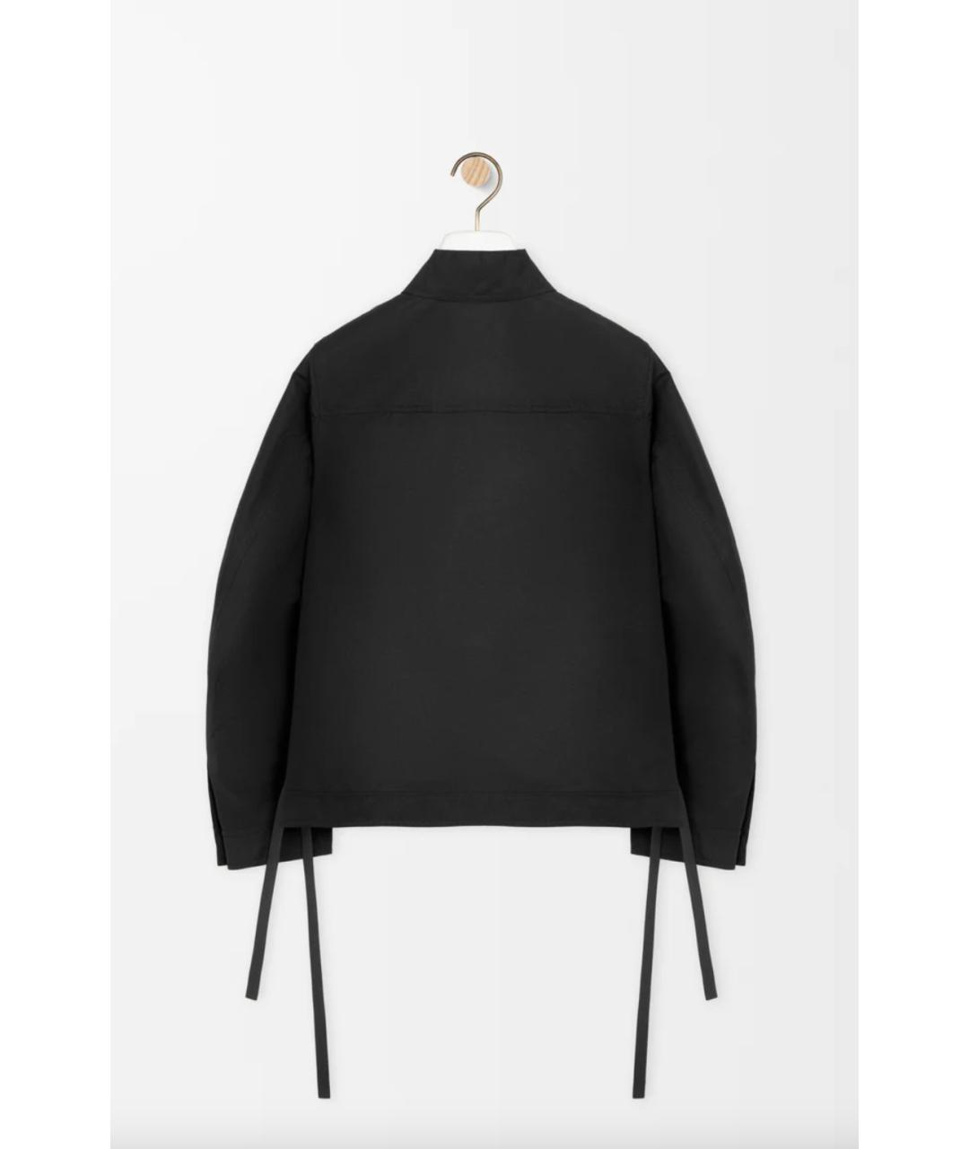 LOEWE Черный синтетический жакет/пиджак, фото 3