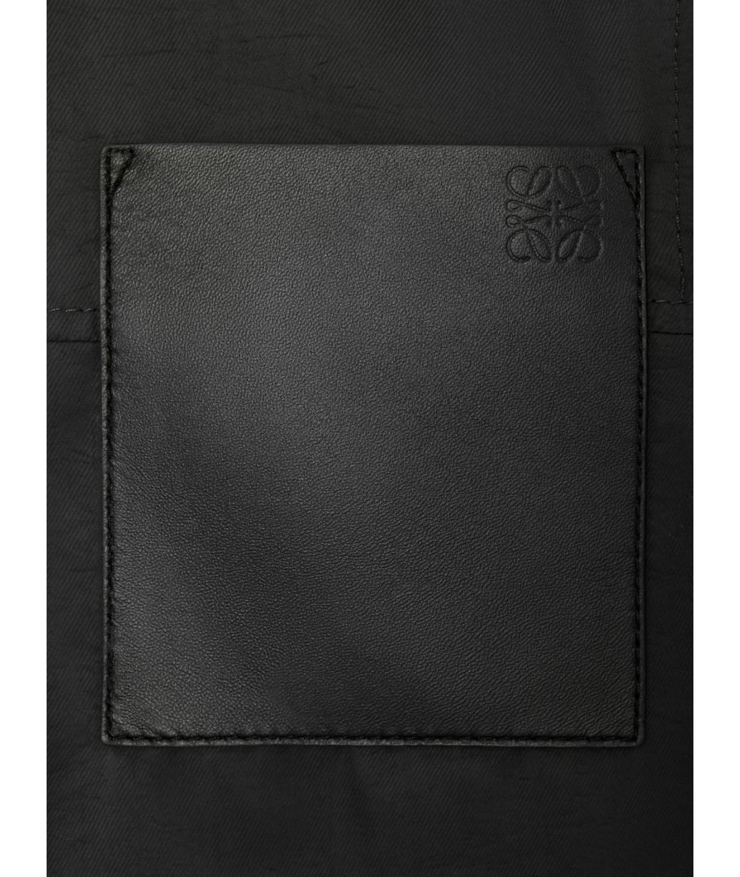 LOEWE Черный синтетический жакет/пиджак, фото 2