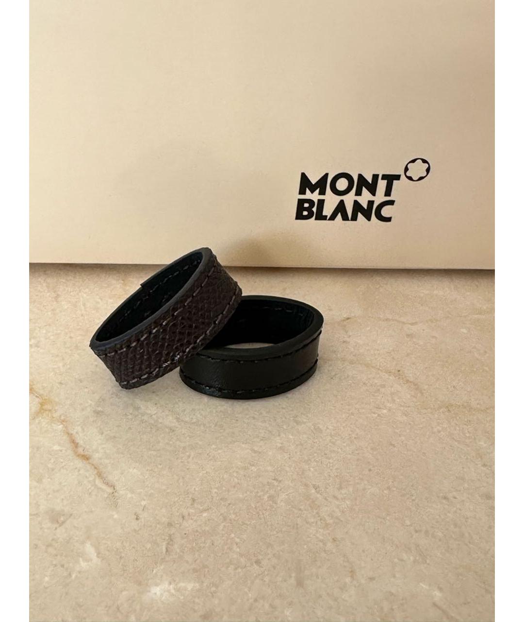 MONTBLANC Коричневый кожаный ремень, фото 7