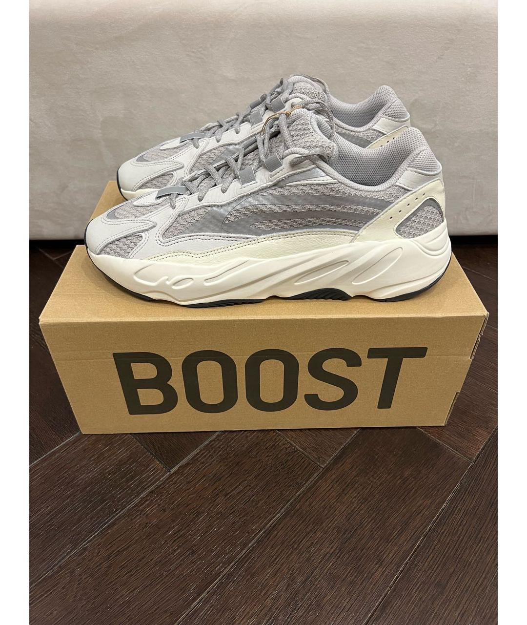ADIDAS YEEZY Серые низкие кроссовки / кеды, фото 8