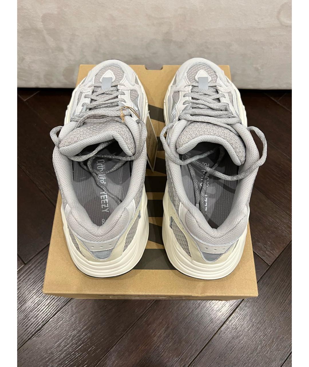 ADIDAS YEEZY Серые низкие кроссовки / кеды, фото 2