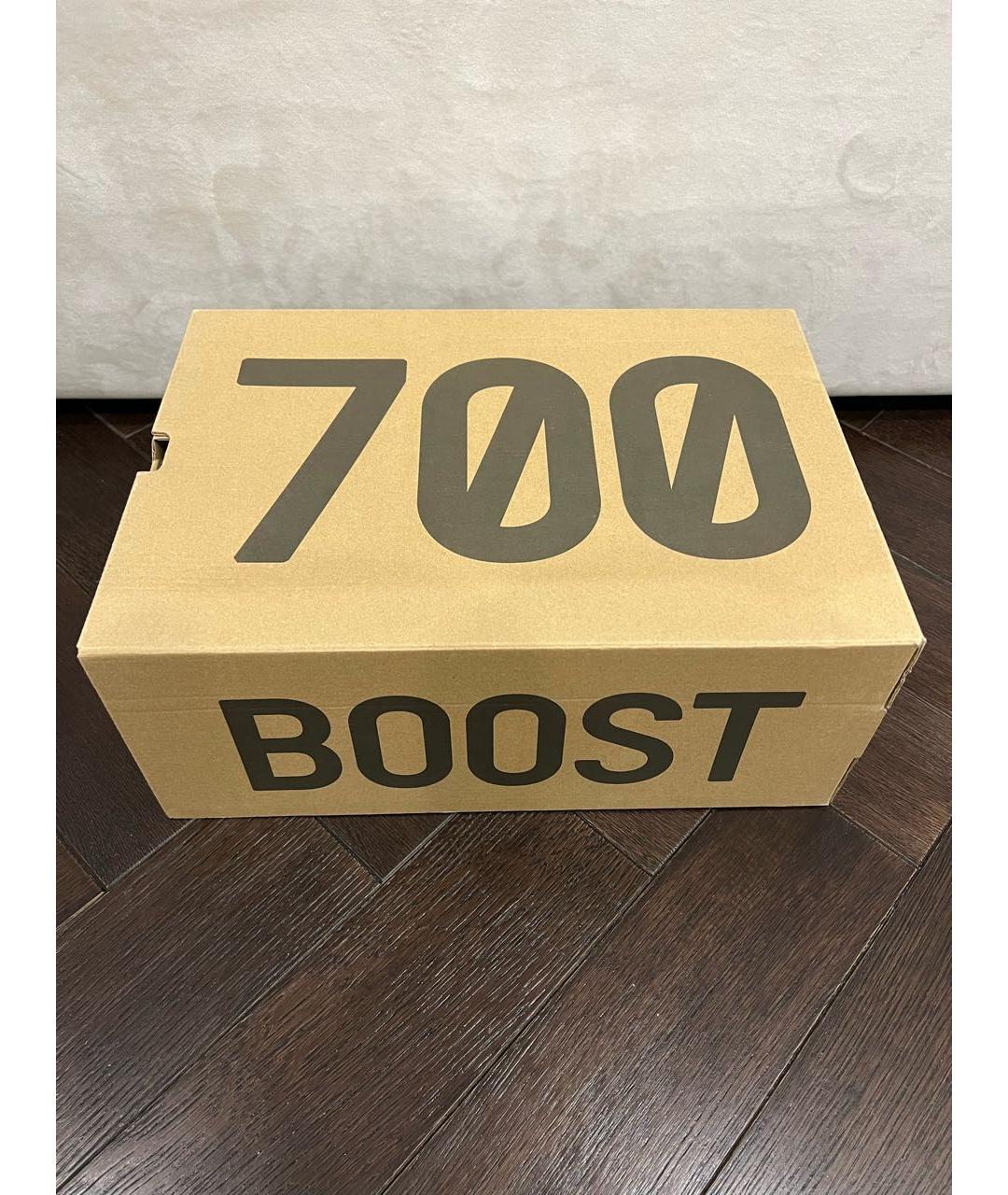ADIDAS YEEZY Серые низкие кроссовки / кеды, фото 7