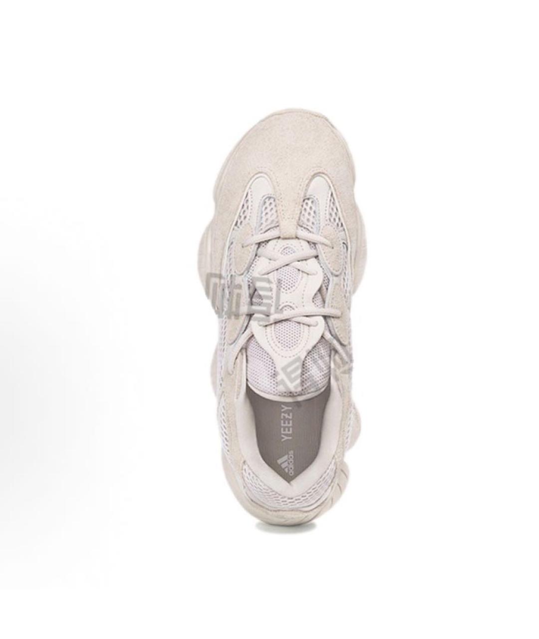 ADIDAS YEEZY Бежевые низкие кроссовки / кеды, фото 3
