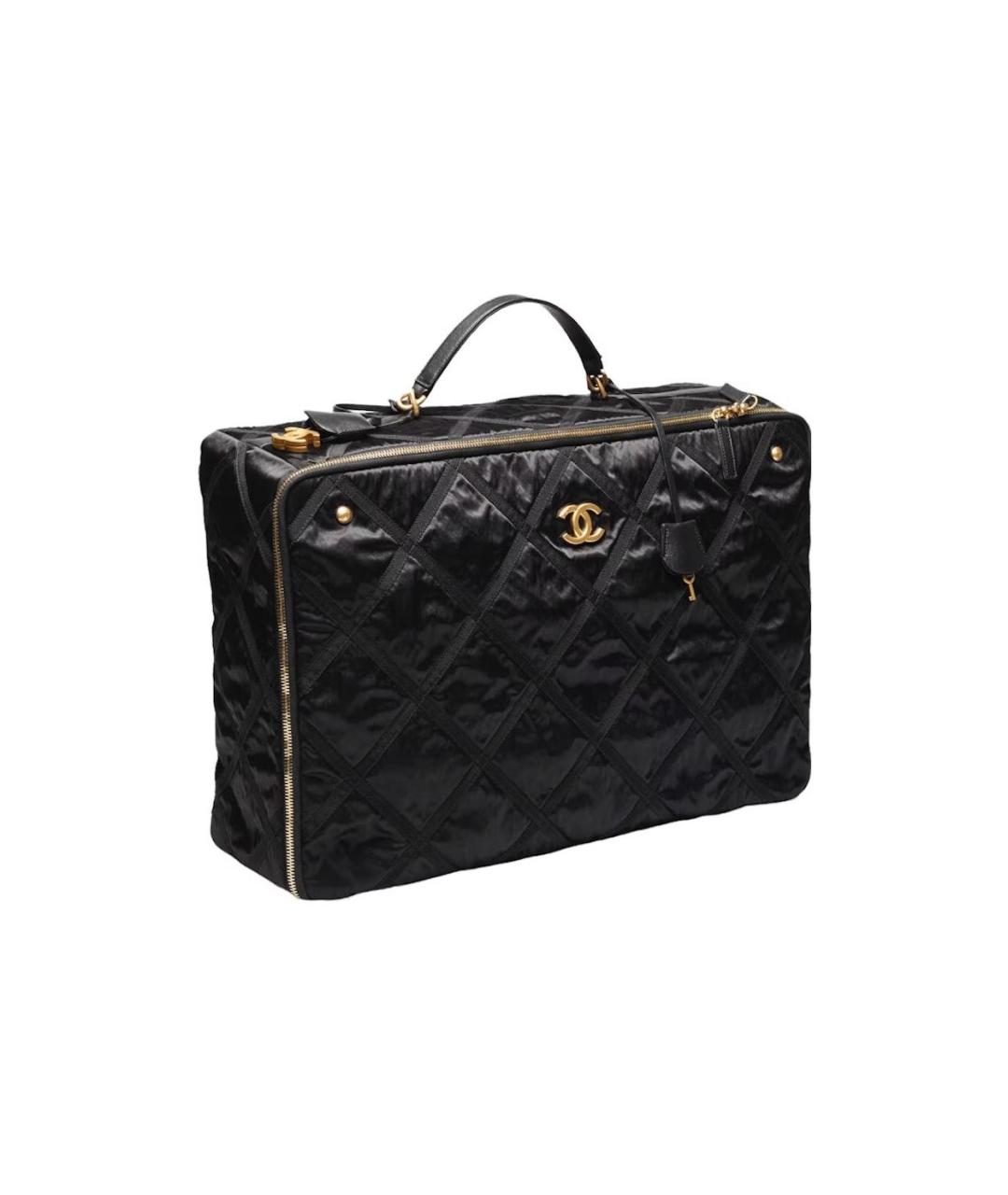 CHANEL Черная кожаная косметичка, фото 2