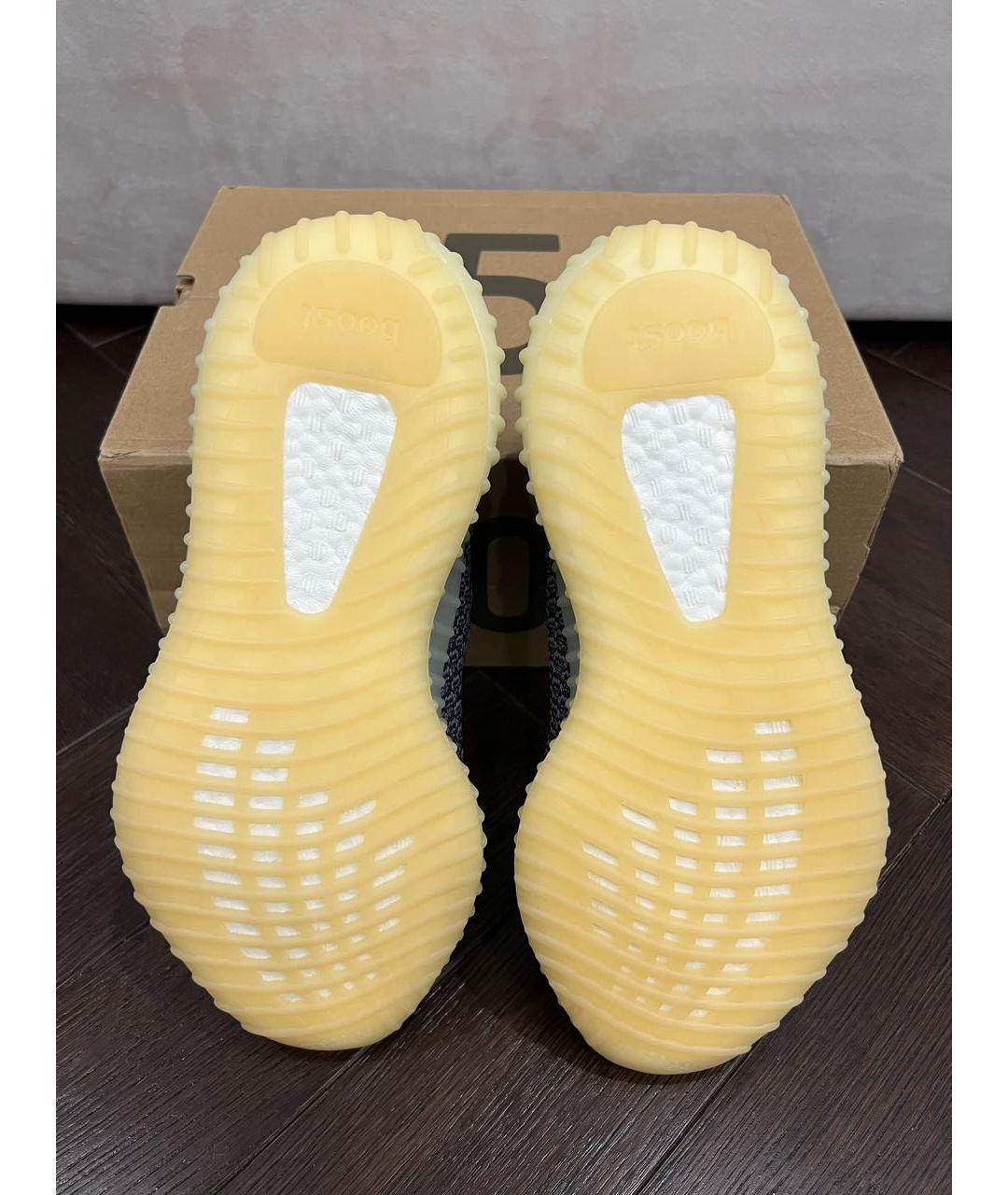 ADIDAS YEEZY Черные низкие кроссовки / кеды, фото 4