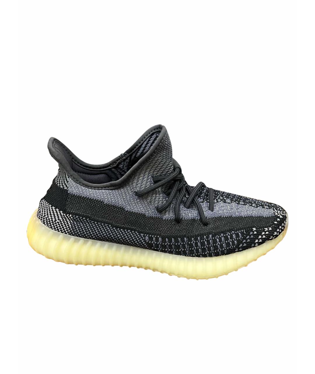 ADIDAS YEEZY Черные низкие кроссовки / кеды, фото 1