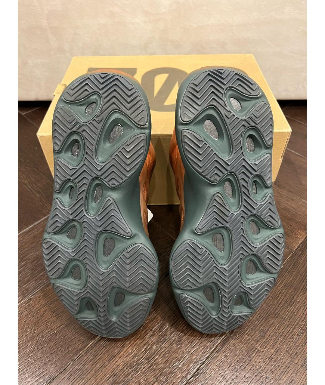ADIDAS YEEZY Коричневые низкие кроссовки / кеды, фото 4